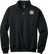 NJ Jets NuBlend 1/4-Zip Cadet Collar Sweatshirt