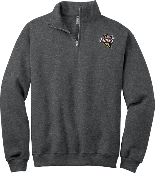 Mercer Chiefs NuBlend 1/4-Zip Cadet Collar Sweatshirt