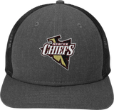 Mercer Chiefs New Era Snapback Low Profile Trucker Cap