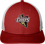Mercer Chiefs New Era Snapback Low Profile Trucker Cap