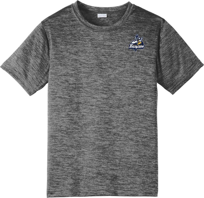 Mon Valley Thunder Youth PosiCharge Electric Heather Tee