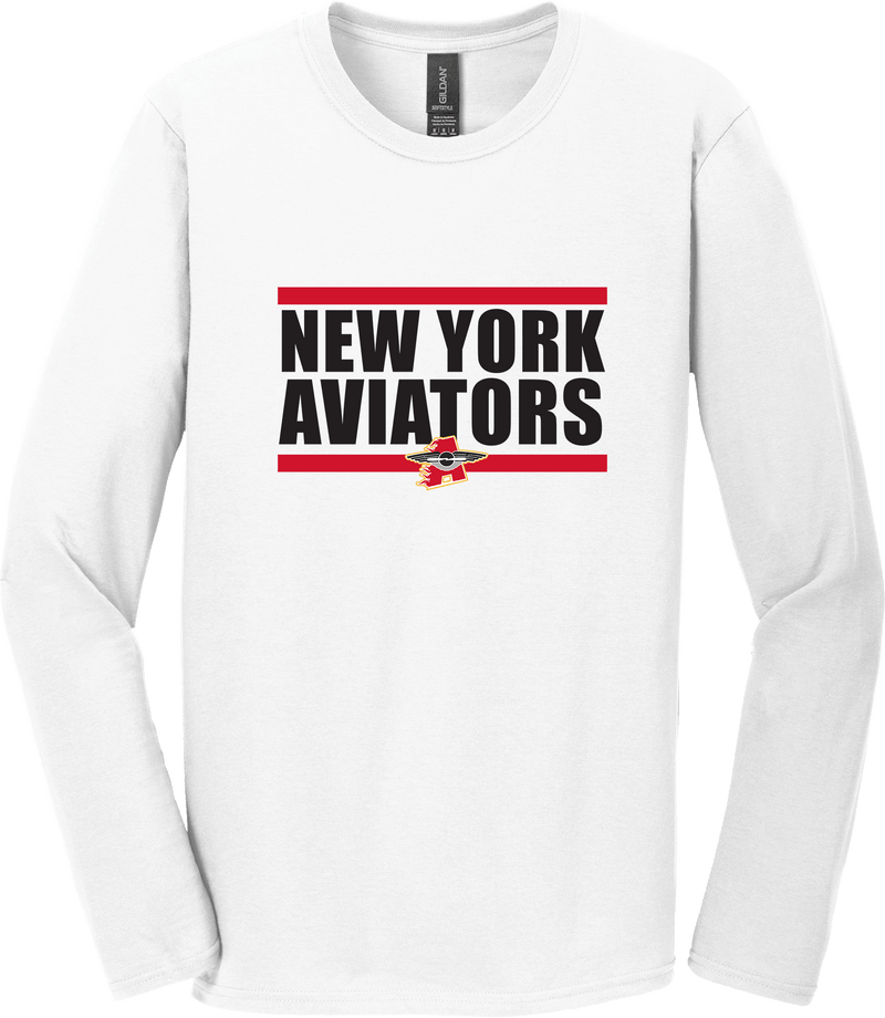 NY Aviators Softstyle Long Sleeve T-Shirt