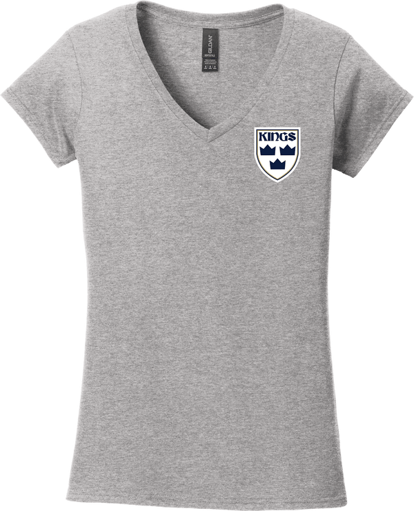 North Jersey Kings Softstyle Ladies Fit V-Neck T-Shirt