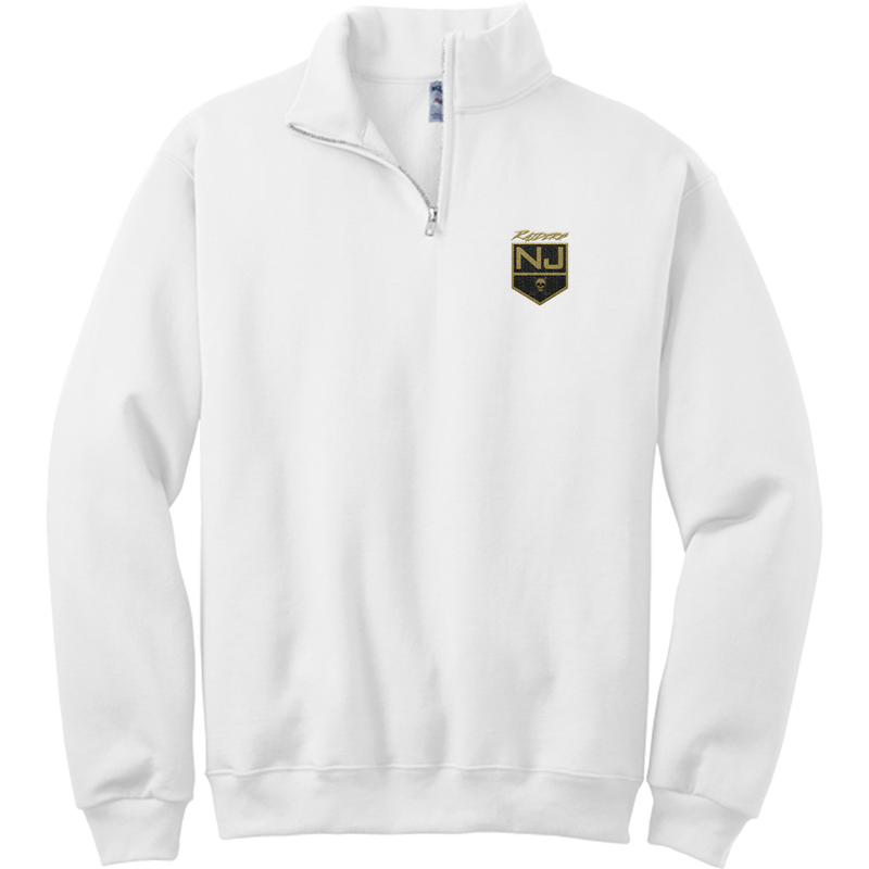 NJ Raiders NuBlend 1/4-Zip Cadet Collar Sweatshirt