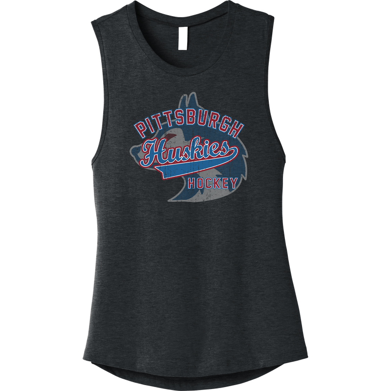 Pittsburgh Huskies Womens Jersey Muscle Tank