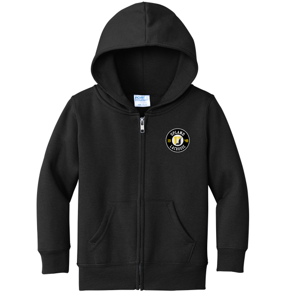 Upland Lacrosse Toddler Core Fleece Full-Zip Hooded Sweatshirt