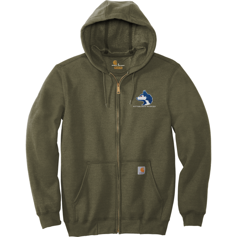 Pittsburgh Huskies Carhartt Midweight Hooded Zip-Front Sweatshirt