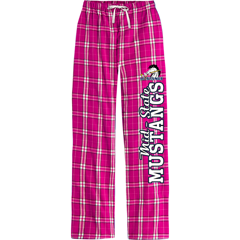 Mid-State Mustangs Women's Flannel Plaid Pant