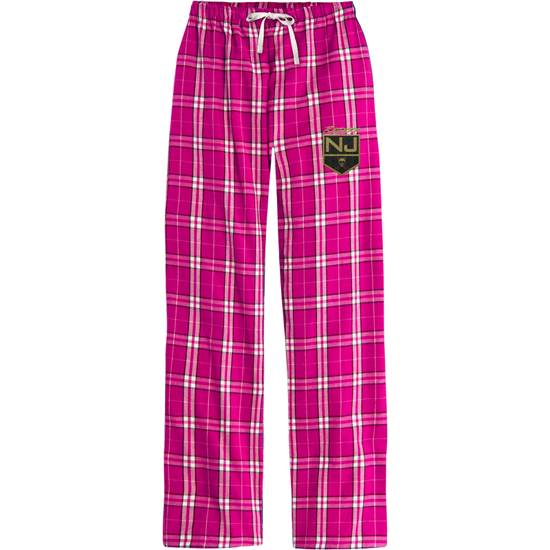 NJ Raiders Women's Flannel Plaid Pant