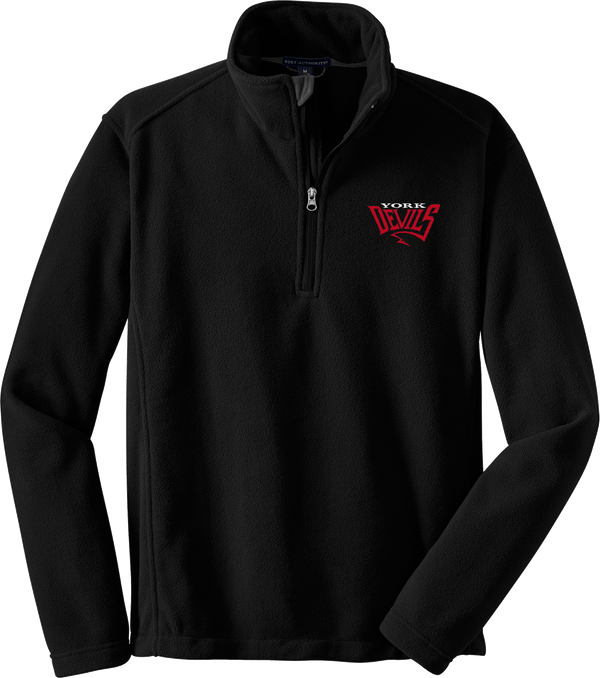 York Devils Value Fleece 1/4-Zip Pullover