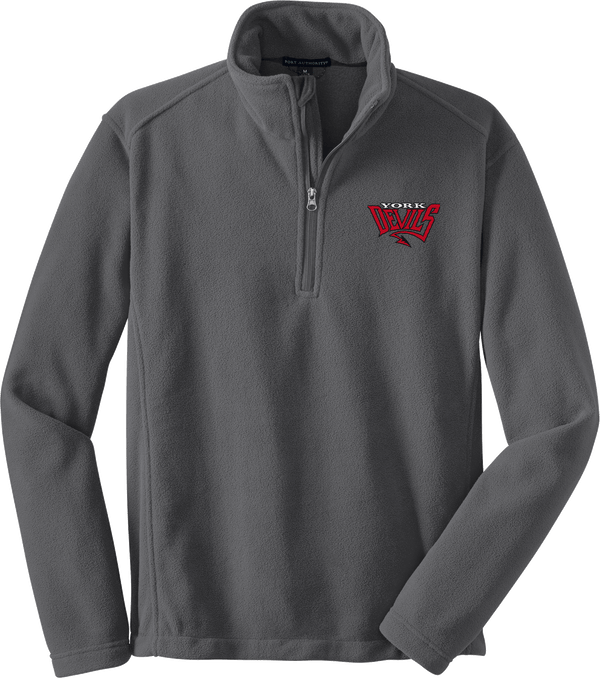 York Devils Value Fleece 1/4-Zip Pullover