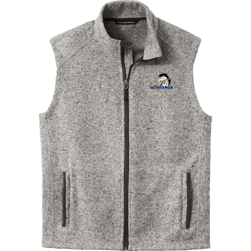 Mid-State Mustangs Sweater Fleece Vest