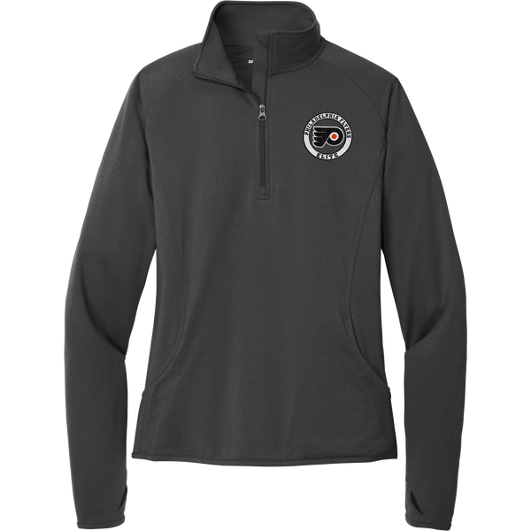 Philadelphia Flyers Elite Ladies Sport-Wick Stretch 1/4-Zip Pullover