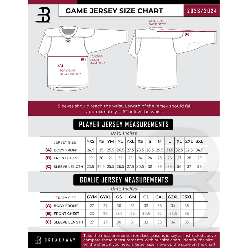 Carolina Premier Hockey Youth Player Jersey