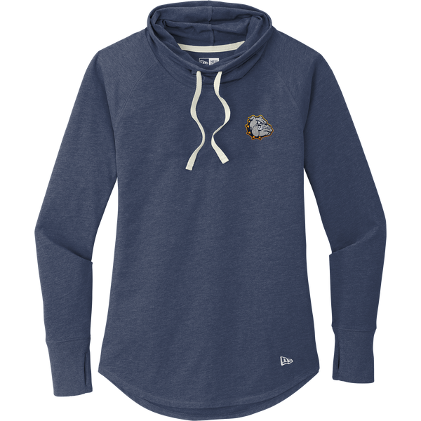 Chelsea Bulldogs New Era Ladies Sueded Cotton Blend Cowl Tee
