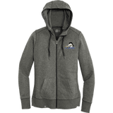 Mid-State Mustangs New Era Ladies French Terry Full-Zip Hoodie