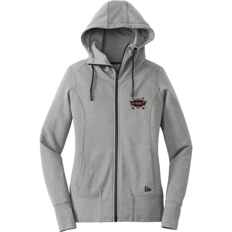 Orange County West New Era Ladies Tri-Blend Fleece Full-Zip Hoodie