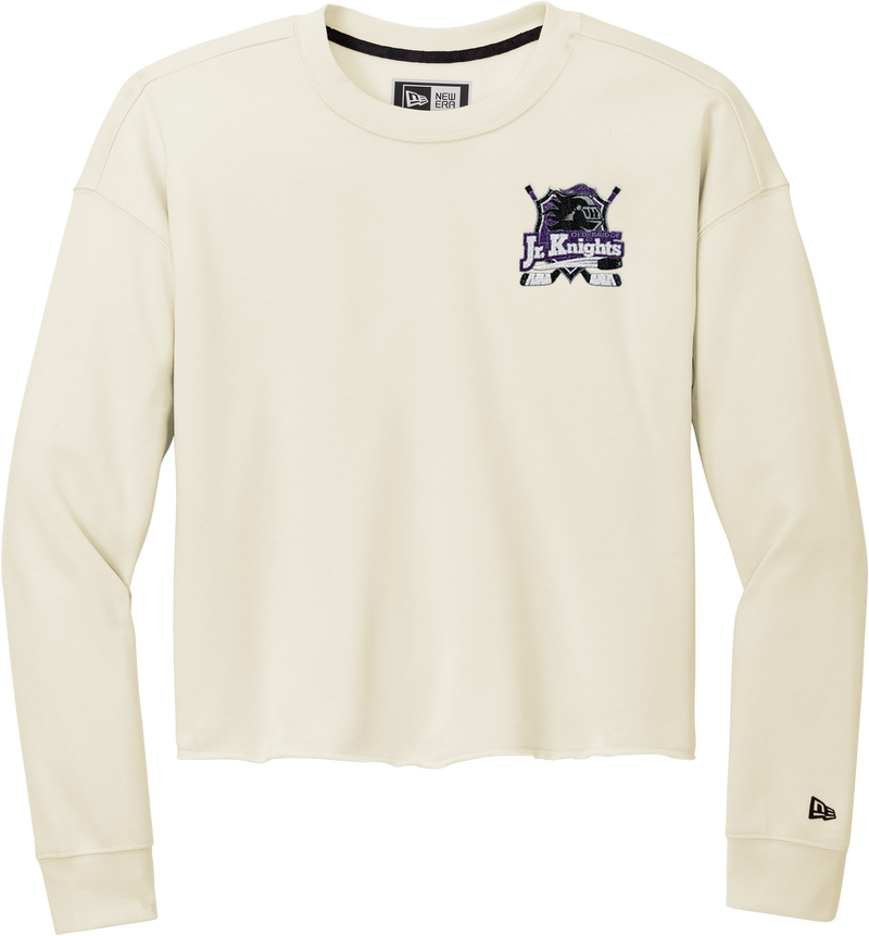 Old Bridge Jr. Knights New Era Ladies Tri-Blend Fleece Crop Crew