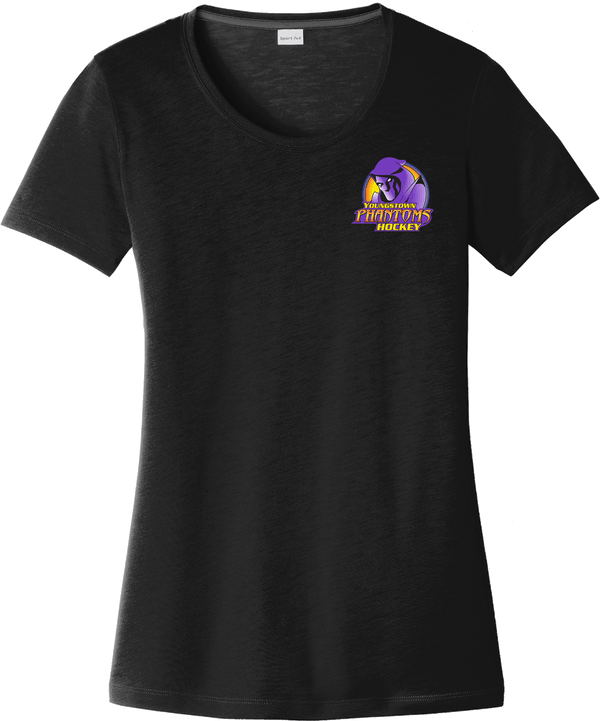 Youngstown Phantoms Ladies PosiCharge Competitor Cotton Touch Scoop Neck Tee