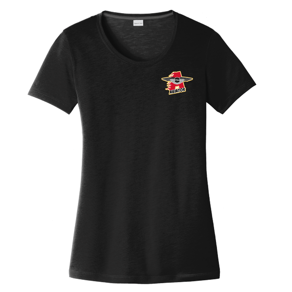 NY Aviators Ladies PosiCharge Competitor Cotton Touch Scoop Neck Tee