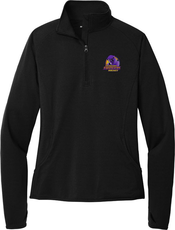 Youngstown Phantoms Ladies Sport-Wick Stretch 1/4-Zip Pullover