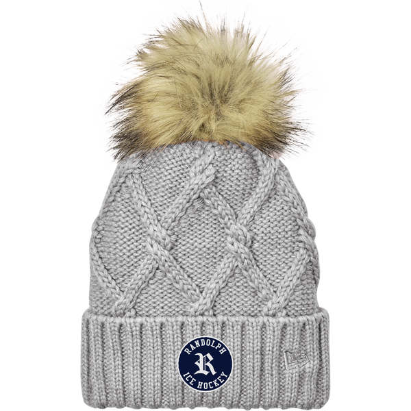 Randolph Hockey New Era Faux Fur Pom Beanie