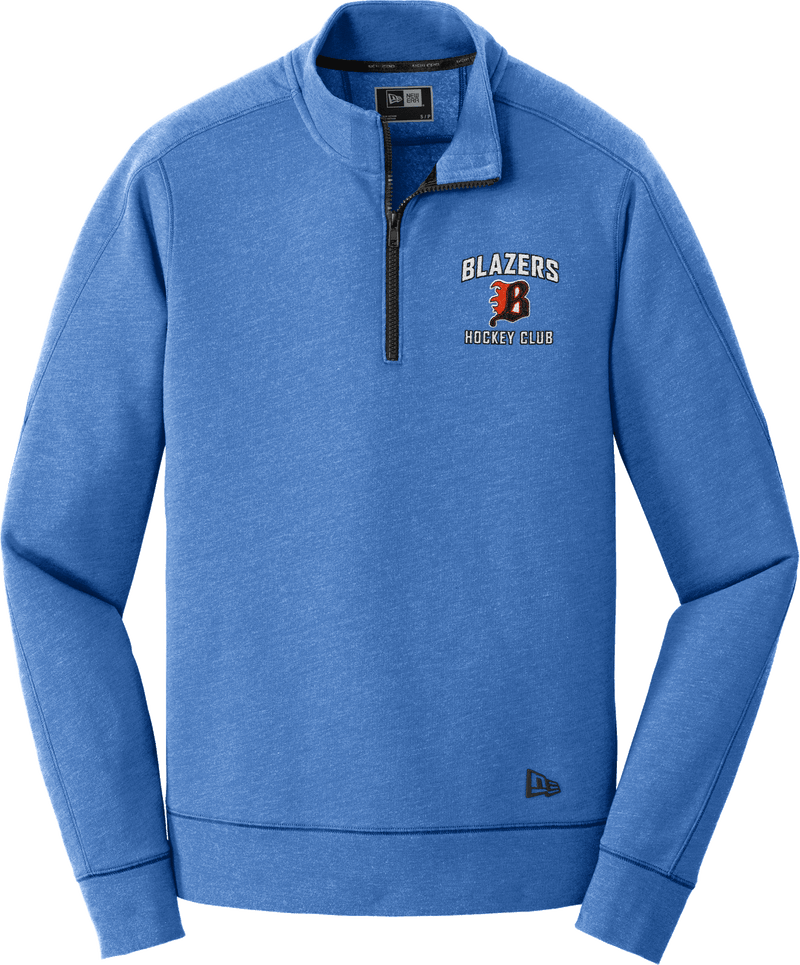 Philadelphia Blazers New Era Tri-Blend Fleece 1/4-Zip Pullover (E1266-LC)