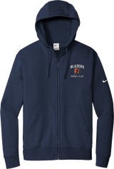 Philadelphia Blazers Nike Club Fleece Sleeve Swoosh Full-Zip Hoodie (E1266-LC)
