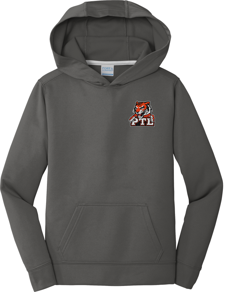 Princeton Tiger Lilies Youth Performance Fleece Pullover Hooded Sweatshirt