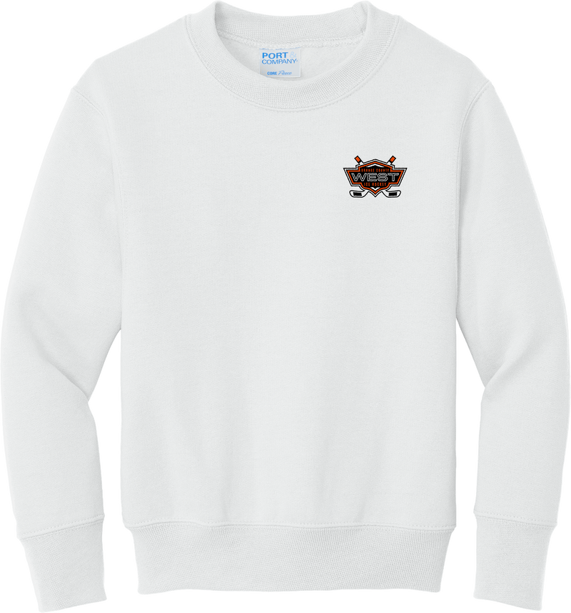 Orange County West Youth Core Fleece Crewneck Sweatshirt