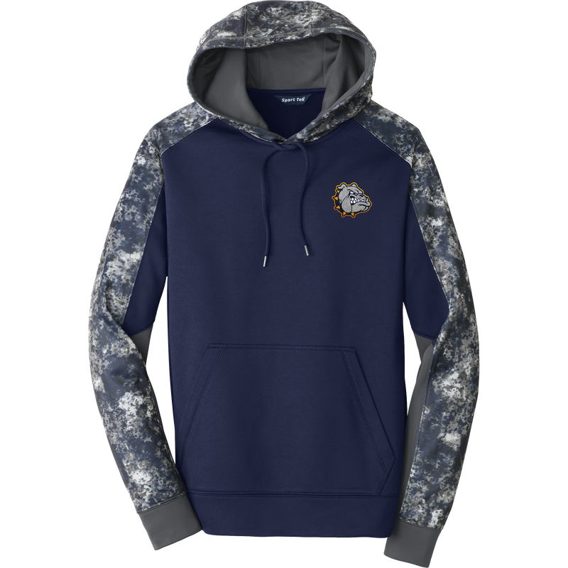 Chelsea Bulldogs Sport-Wick Mineral Freeze Fleece Colorblock Hooded Pullover