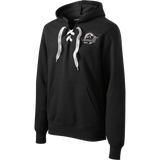 Allegheny Badgers Lace Up Pullover Hooded Sweatshirt