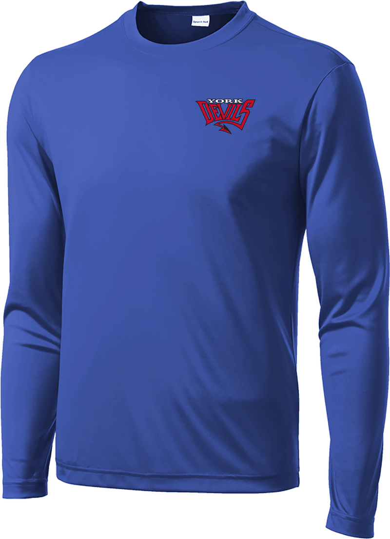 York Devils Long Sleeve PosiCharge Competitor Tee