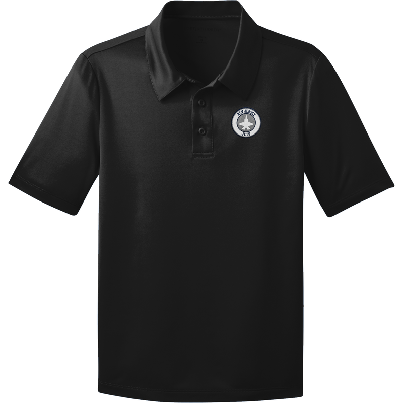 NJ Jets Youth Silk Touch Performance Polo