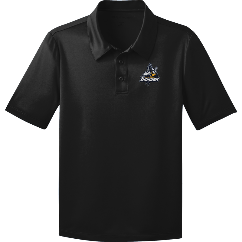 Mon Valley Thunder Youth Silk Touch Performance Polo