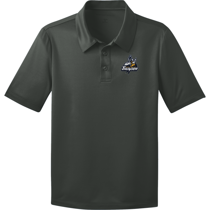 Mon Valley Thunder Youth Silk Touch Performance Polo
