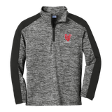 University of Tampa Youth PosiCharge  Electric Heather Colorblock 1/4-Zip Pullover