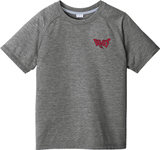 York Devils Youth PosiCharge  Tri-Blend Wicking Raglan Tee